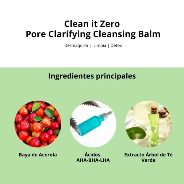 Banila Co,  Bálsamo “Clean it Zero Pore Clarifying Cleansing Balm- 50ML - Imagen 3