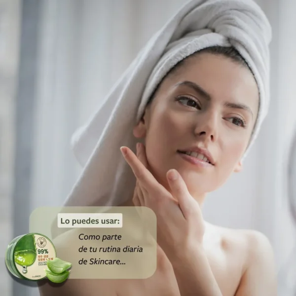 The Saem, Gel «Jeju Fresh Aloe Soothing Gel 99%» - Imagen 6