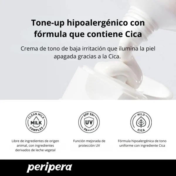 Peripera Crema «Milk Blur Tone Up Cream» 04 - Imagen 2