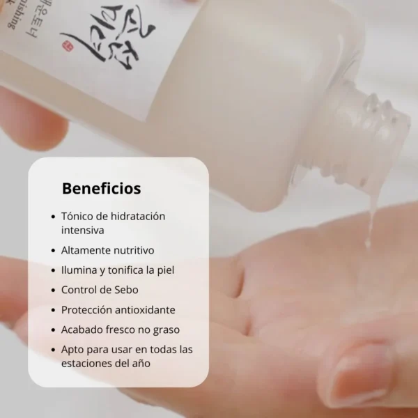 Beauty of Joseon Tónico “Glow Replenishing Rice Milk” 150ml - Imagen 5