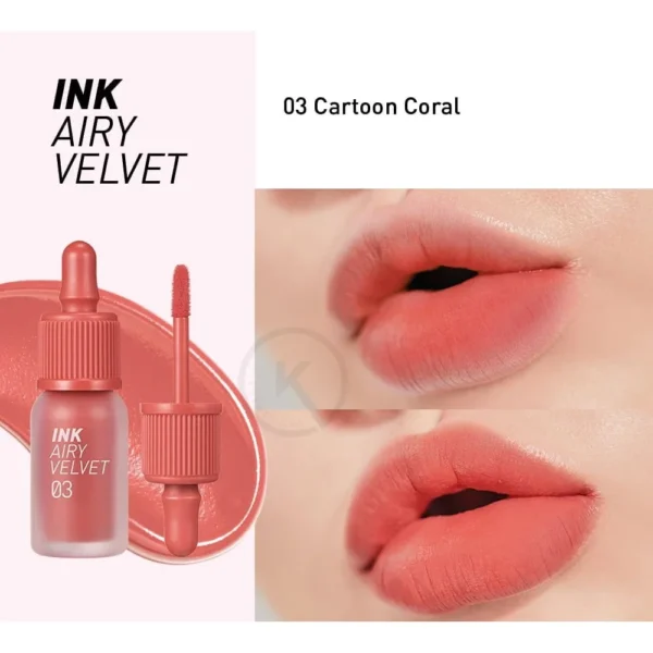 Peripera Tinta «Ink Airy Velvet» 03 CARTOON CORAL