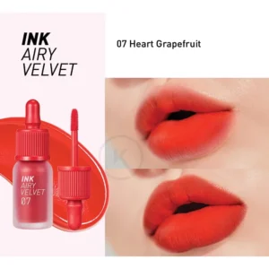 Peripera Tinta «Ink Airy Velvet» 07 HEART GRAPEFRUIT