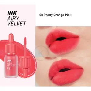 Peripera Tinta «Ink Airy Velvet» 08 PRETTY ORANGE PINK