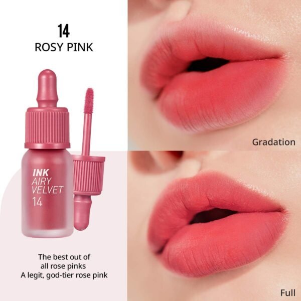 Peripera Tinta «Ink Airy Velvet» 14 ROSY PINK