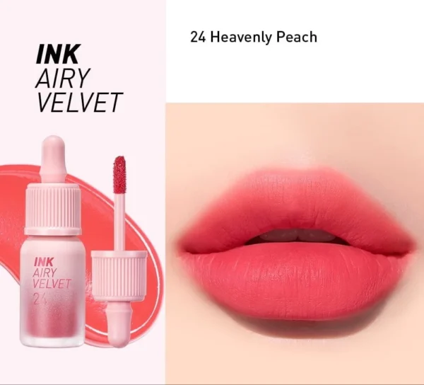 Peripera Tinta «Ink Airy Velvet» 24 Heavenly Peach