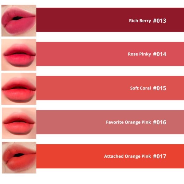 Peripera Tinta «Ink Airy Velvet» 14 ROSY PINK - Imagen 2