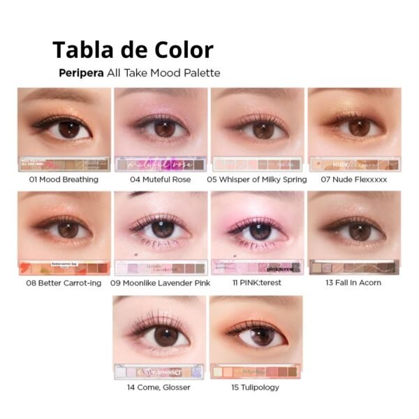 Peripera Sombras «All Take Mood»  15 TULIPOLOGY - Imagen 2
