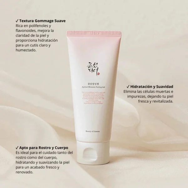 Beauty of Joseon Exfoliante “Apricot Blossom Peeling Gel” 100ml - Imagen 4