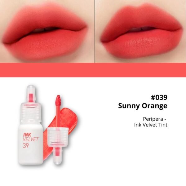 Peripera Tinta «Ink Velvet» 039 SUNNY ORANGE