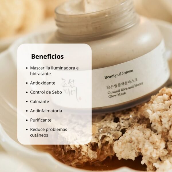 Beauty of Joseon Mascarilla “Ground Rice and Honey Glow Mask” 150ml - Imagen 5