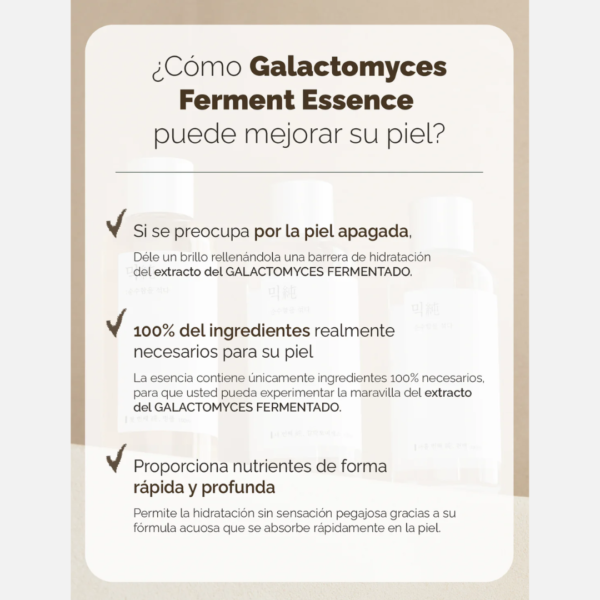Mixsoon, Esencia “Galactomyces Ferment Essence” 100ml - Imagen 4