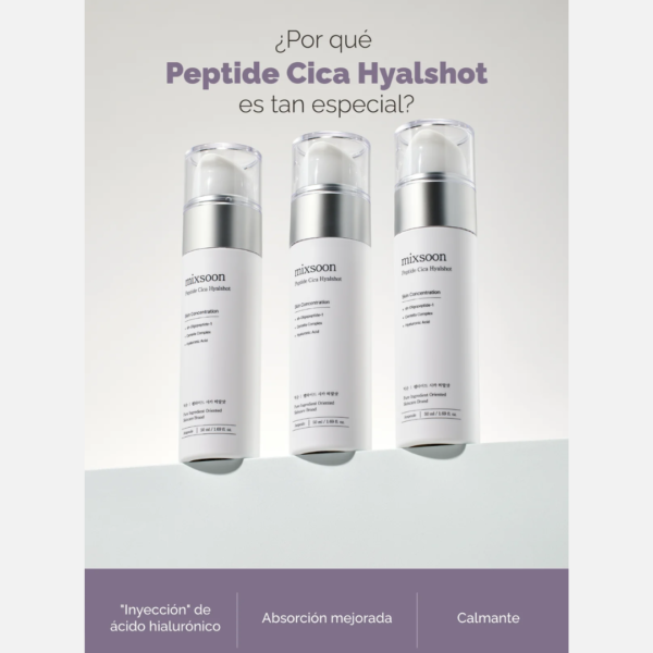 Mixsoon Mixsoon Serum “Peptide Cica Hyal shot” 50ml - Imagen 4
