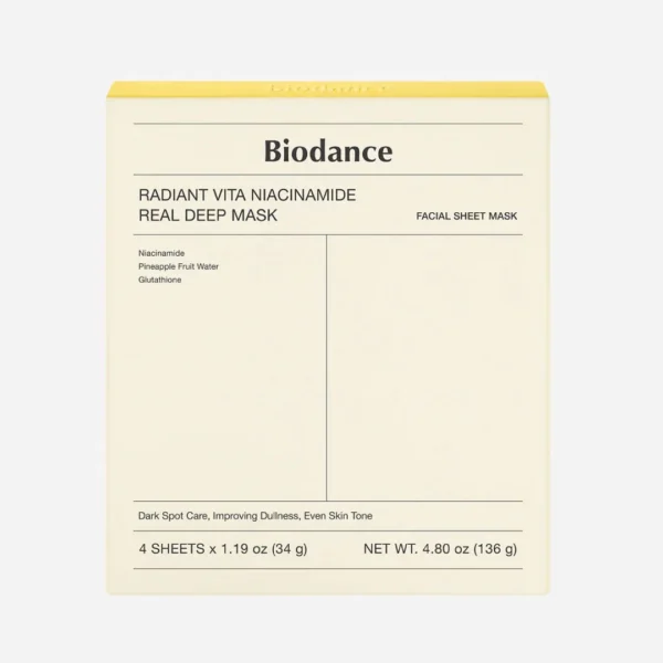 Biodance Radiant Vita Niacinamide Real Deep Mask - Imagen 4