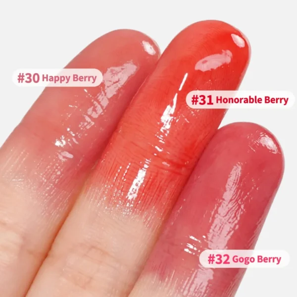 Peripera Tinta “Ink Mood Glowy Tint – Soft Berry” 30 happy berry - Imagen 4