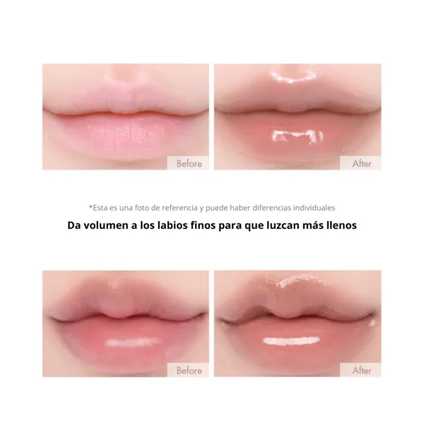Rom&nd Tinta “Glasting Color Gloss”, 08 CHERRY UP - Imagen 4
