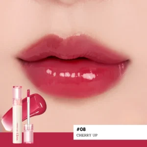Rom&nd Tinta “Glasting Color Gloss”, 08 CHERRY UP