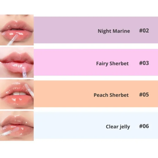 Rom&nd, Tinta “Mini Glasting Water Gloss, 02 Night Marine - Imagen 3