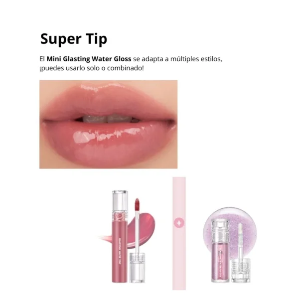 Romnd Rom&nd Tinta “Mini Glasting Water Gloss”, 06 CLEAR JELLY - Imagen 6