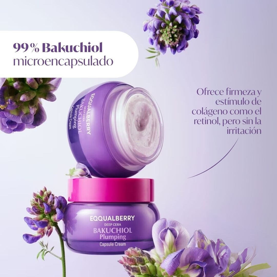 EQQUALBERRY «Bakuchiol Plumping Capsule Cream» - Imagen 5