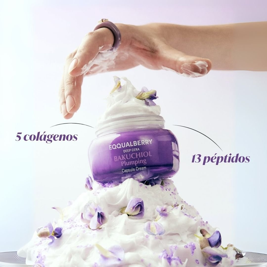 EQQUALBERRY «Bakuchiol Plumping Capsule Cream» - Imagen 3