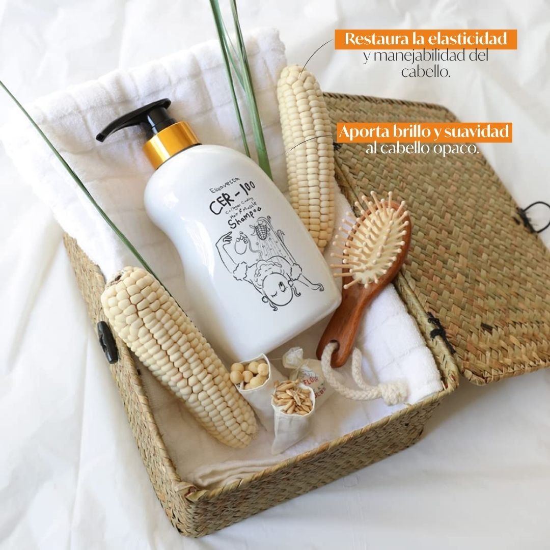Elizavecca » CER-100 Collagen Coating Hair A+ Muscle Shampoo « - Imagen 4