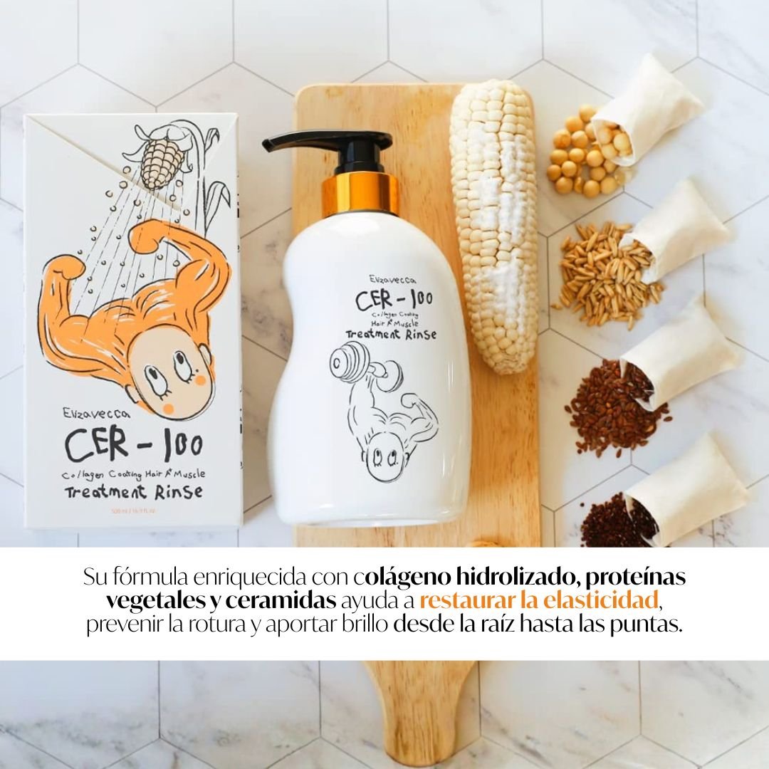 Elizavecca » CER-100 Collagen Coating Hair A+ Muscle Treatment Rinse « - Imagen 3