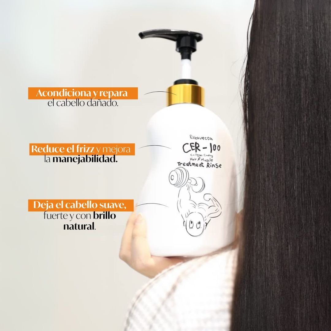 Elizavecca » CER-100 Collagen Coating Hair A+ Muscle Treatment Rinse « - Imagen 4