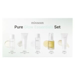 MIXSOON – Pure Glow Essentials Set – Kit Mini Tallas – 5 pzs