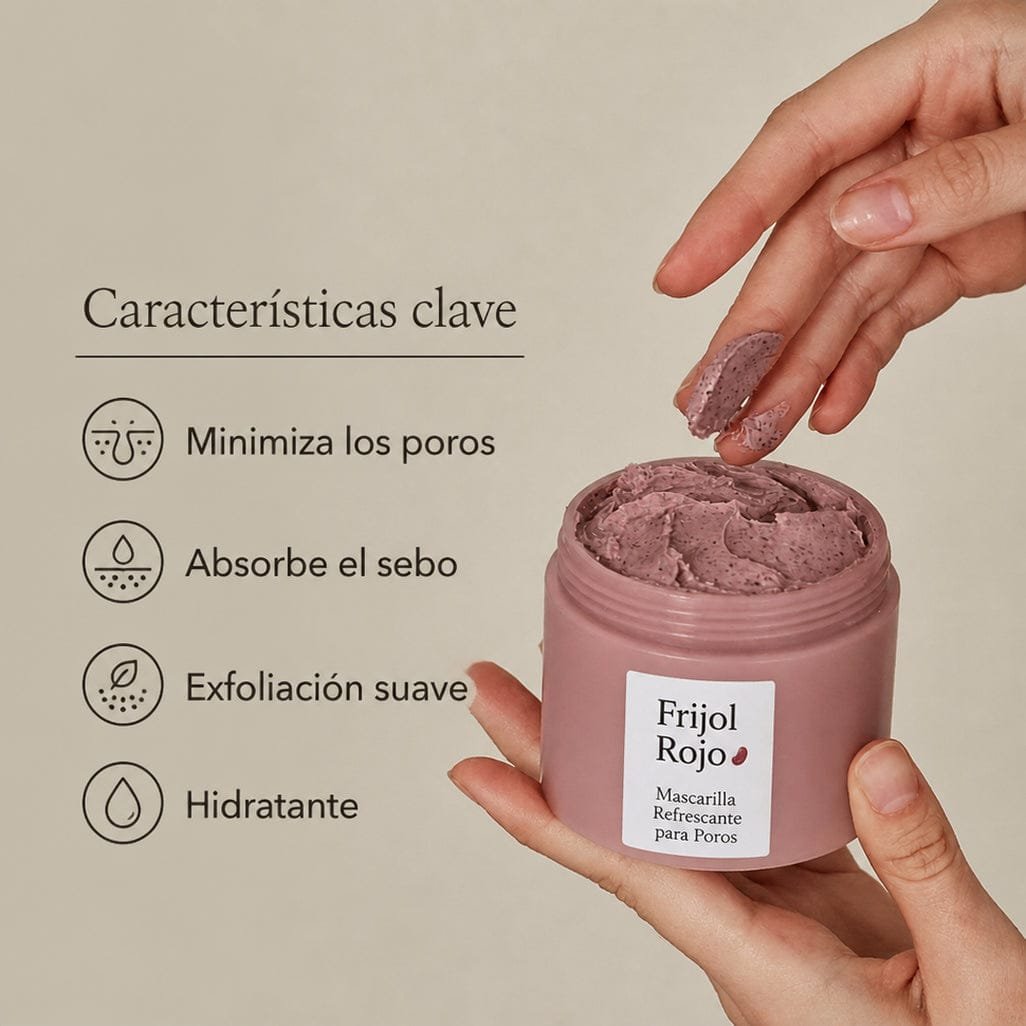 Red Bean Refreshing Pore Mask 140ml - Imagen 3