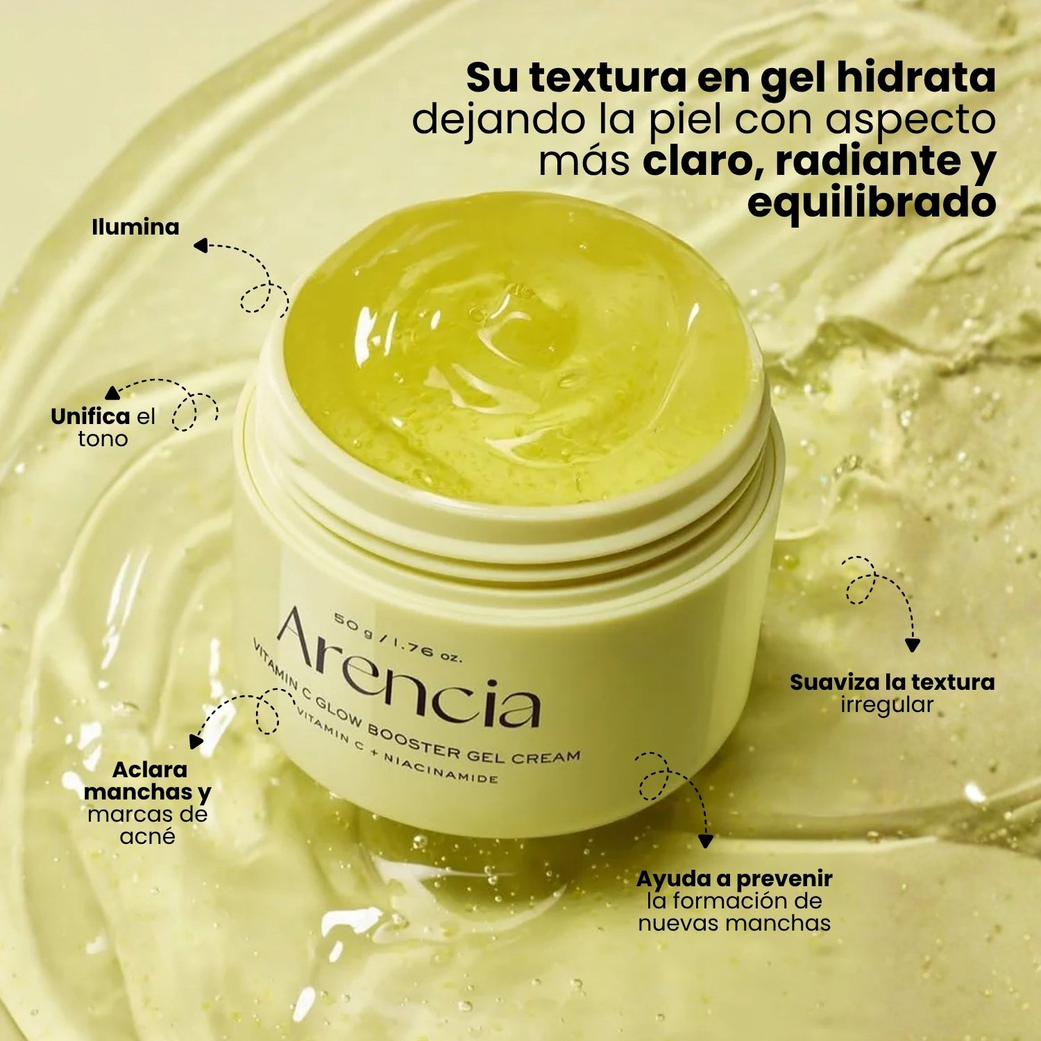 Arencia «Vitamin C Glow Booster Gel Cream 50g - Imagen 3