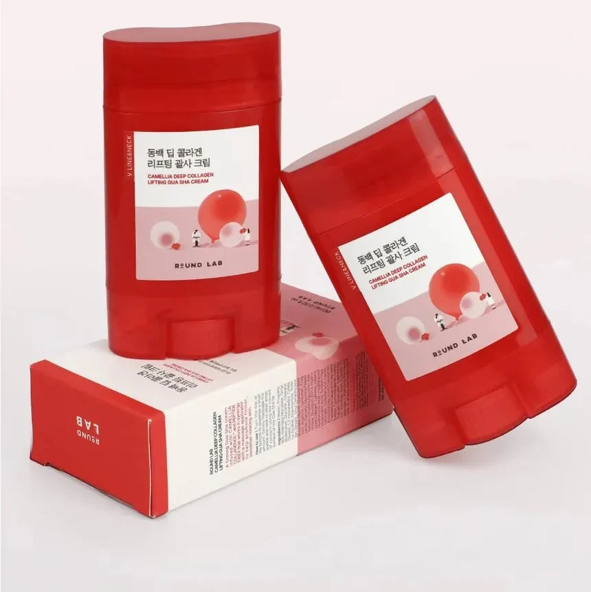 ROUND LAB Camellia Deep Collagen Lifting Gua Sha Cream 60 ml - Imagen 2